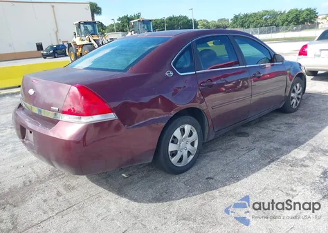 2007 Chevrolet Impala Ls из США, поврежденный, VIN 2G1WB58K179360667